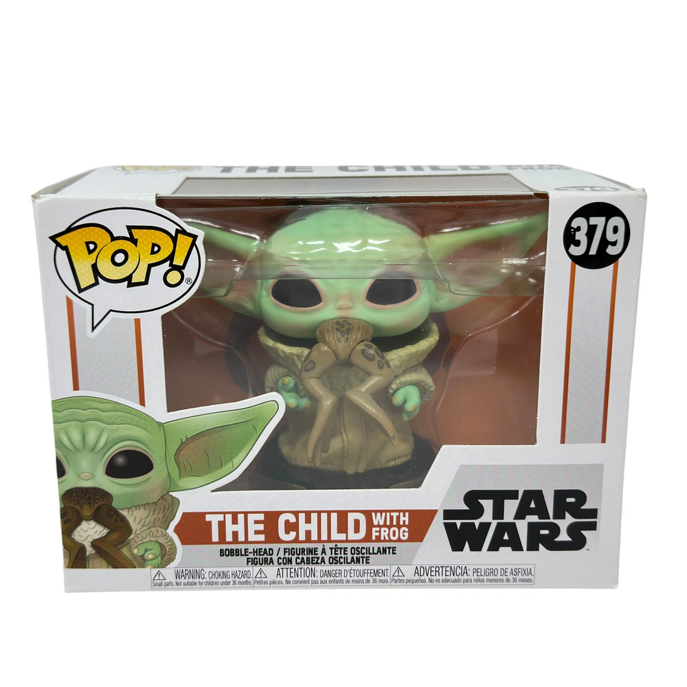 Funko Pop Star Wars The Child with Frog #379 in Box Grogu Baby Yoda Mandalorian
